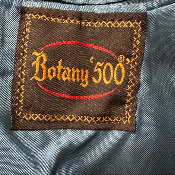 Botany 500 Sport Coat mens 40S Vintage Blazer Harris Tweed Wool Gray Single Vent - Picture 7 of 15